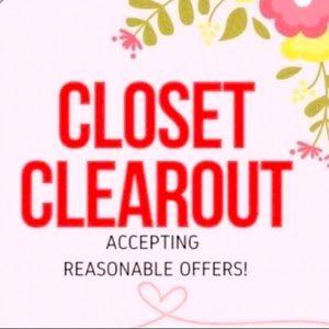 Everything must go accepting all reasonable offers